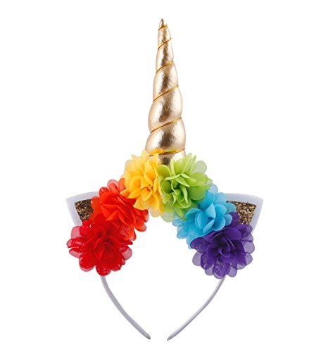 Doritos Band Costumes - Daisyu Unicorn Horn Ears Flower Headband Unicorn Horn Headband Perfect For Party