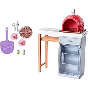 Barbie FXG39 Meubels & Accessoires – Pizza oven