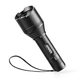 Anker Ultra-Bright Tactical Flashlight with 1300 Lumens, Rechargeable(26650 Battery Included), IP67 Water-Resistant, Bolder LC130 LED with 5 Light Modes for Camping, Security, Emergency Use
