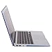 HDE Plastic Hard Shell Case and Keyboard Cover for MacBook Pro 13 with Retina Display (Models: A1425/A1502), Blue