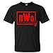 GEKK Men's Red Nwo wolfpack Wrestling Logo T-shirts