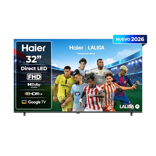 K85 Full HD 32" H32K85GFX, Smart TV con Google TV, Chromecast, Dolby Audio, HDR10, Bluetooth 5.1, USB 2.0 x 2, DBX TV, HDMI 2.1 x 4 [2026]