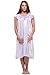 Casual Nights Women's Cap Sleeve Rose Satin Nightgown