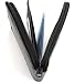 Dangerous Threads Mens Black Leather Wallet Lamb Zippered Bifold 782