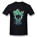 Van Men's League Of Legends Hero Chain Warden Thresh T Shirts Black