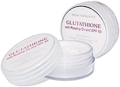 Premium Facial Whitening Cream w/Glutathione, Rosehip, Kojic Acid & Spf50+