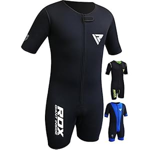 RDX Sauna Suit for Gym Workout, Fitness Training and Slimming Exercises, Neoprene Sweat Shirt for Men Women Weight Loss, Good for Cardio, Body Shaper for Weightlifting, Running, Jogging