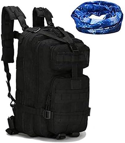 haoYK Tactical Pack Rucksack Outdoor Sport Hiking Trekking Camping Travel Backpack Pack Mountaineering Climbing Knapsack Camouflage Camo Backpack 30L