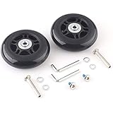 F-ber Luggage Suitcase Wheels Replacement Kit 68x24mm/2.68