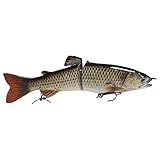 Shelt's Fishing Multi-Jointed Bass Musky Pike Trout S-Glide Slow Sinking Swimbait Hard Lures 7