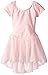 Capezio Little Girls' Short Sleeve Nylon Dress,Pink,S (4-6)