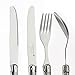Laguiole By FlyingColors 20-Piece Silverware Flatware Cutlery Set, Stainless Steel Utensils Service for 4. MultiColor Handle,20 Pieces
