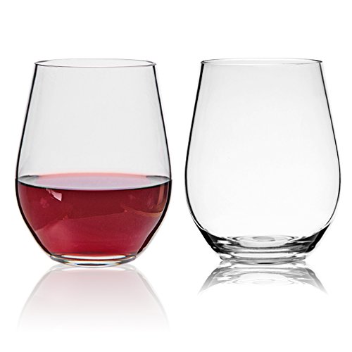 MICHLEYUnbreakableStemlessWineGlasses100TritanShatterproof