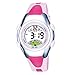 AZLAND Outdoors Sports Digital Girls Watches Multi Functions Led Water Resistant Kids Wrist Watches Pink
