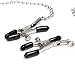 Ball Gag with Nipple Clamps- Black