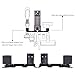 KEEPOW 2 Pack Docking Station Accessory Holder Compatible with V6 DC58 DC59 DC61 DC62 Vacuum Cleaners