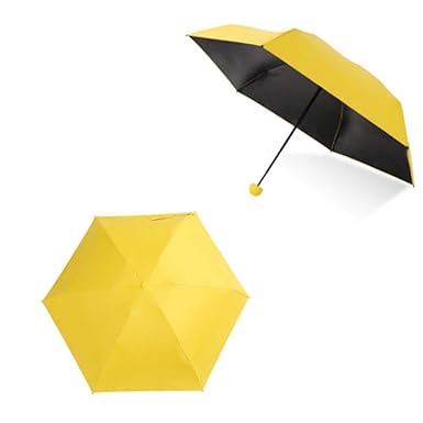 JUSTSELL ? Ohrringe - 50-Fach Taschenkapselschirm Regnerischer Tag des Sommers Kreativer Regenschirm Sonnenschirm Anti-Uv Win