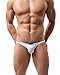 BRAVE PERSON Low Waist Bikini Swimwear Men's Underwear 3-Pack B1133 (L, Red/Black/White)