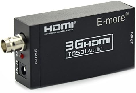 Microware MINI 3G HD 1080P MINI HDMI to SDI Converter BNC SDI/HD-SDI/3G-SDI Adaptor Audio