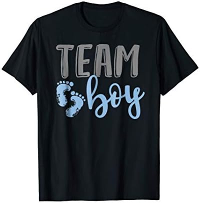 Gender Reveal Baby Shower TeesTeam Boy Gender Reveal Baby Shower T-ShirtOEKO-TEX STANDARD 100