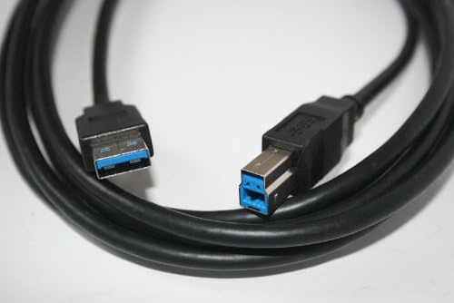 World of Data USB 3.0 A to B Cable, 2m, Super Speed 5Gbps, 100% Copper, Shielded, Gold Contacts, Blue - Image 4