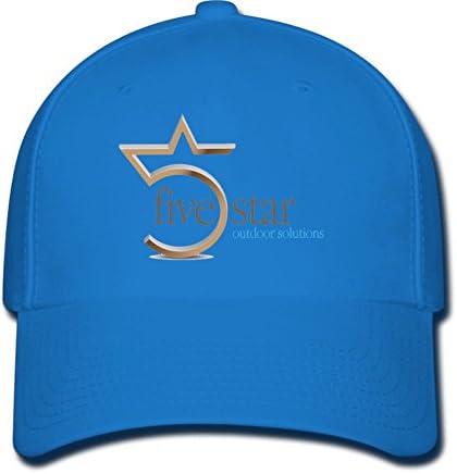 Junny Five Star Snapback Hat - Hip Hop Baseball Cap CM Blue