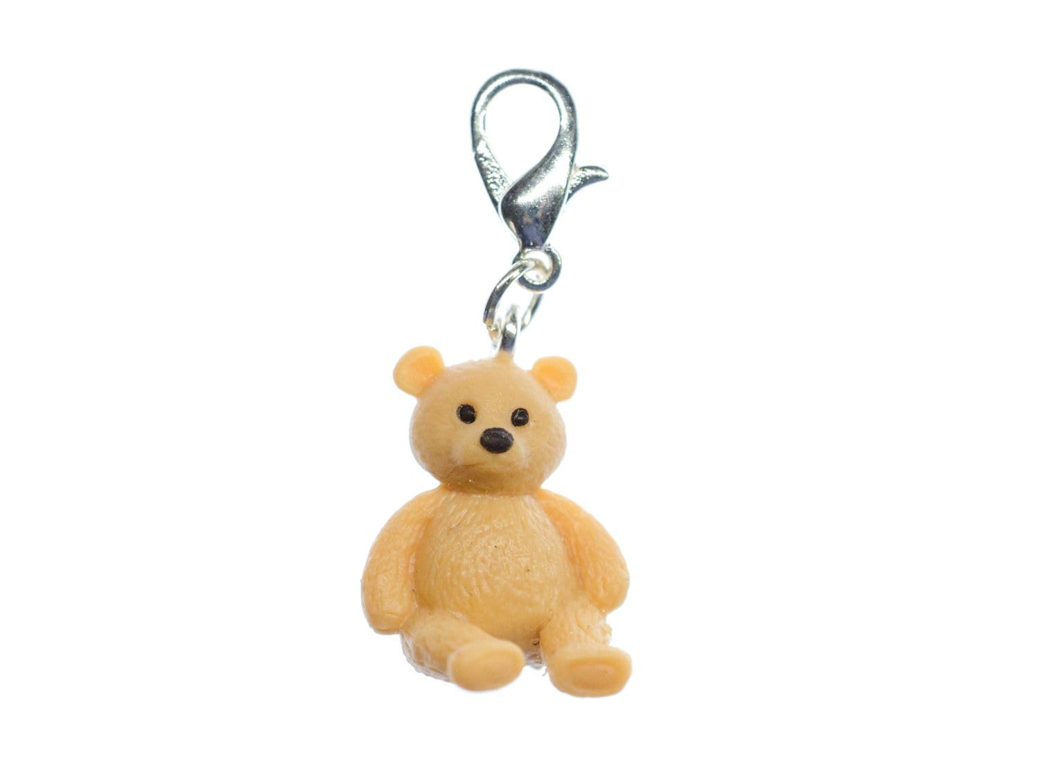Miniblings Teddy Bear Charm Pendant For Bracelet Rubber 18Mm