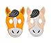 Novelty Treasures Horse Masks - 12 Pack Friendly Halloween and Birthday Party Mask