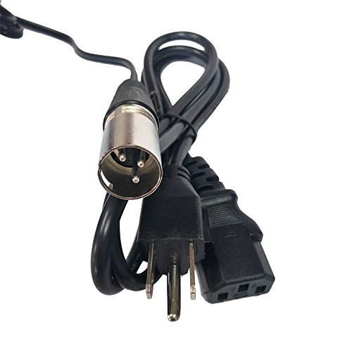 24V 5Amp Smart Automatic Battery Charger, Portable Battery Maintainer With XLR Connector for Car Boat Lawn Mower Marine Scooter Wheelchair Motorcycle eBike