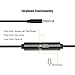 Vomercy Wired Headphones with Remote and Mic In-Ear Earphones Black