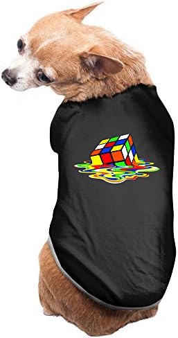 Black Melting Rubix Cube ECO Big Bang Theory Pet Supplies Dog Hoodies Small Dog Costumes