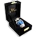 Star Legacy's Mediterranean Mystic - Blue Metal Cremation Keepsake Urn for Human Ashes w Velvet Box