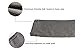 Zipcase Couch/Sofa Armrest Covers for Armchairs, Loveseats and Sofas, Set of Two (Dark Grey) with 12 Upholstery pins
