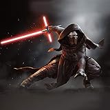 YDD GENIUS Lightsaber Star Wars Kylo Ren Crossguard Saber Led Red Force FX Light Saber for Adult and Kids, Metal Hilt …