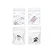 GSSUSA 500 Pcs Clear Resealable Bags for Packaging 1.5x2 Inches 2 Mil Plastic Ziplock Bag, Re-closeable Sealable Poly Bag for Business, Packing, Storage, Merchandise, Shipping, Boutique, Products