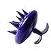 Pet Massage Bathbrush - Dog Soft Silicone Bristles/Comb - Pet Fur Remover - Pet Grooming Tool, Purple