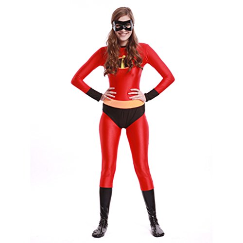 Ourworth Mrs Incredible Costume Women The Incredibles Cosplay Suit