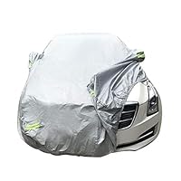 Auvem Automobile Protective Covers, Universal Automobile Cotton Protective Covers Car Waterproof Sun and Rain Protection