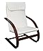 Niche Mia Reclining Bentwood Chair,Mocha Walnut/Beige