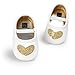 RVROVIC Baby Girl Moccasins Princess Sparkly Premium Lightweight Soft Sole Prewalker Toddler Shoes (S:0-6 Months, C010-Gold)