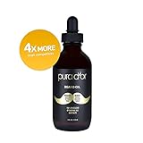PURA D'OR Organic Beard Oil 4oz (VALUE SIZE) 100% Pure & Natural Leave In Conditioner and Softener for Groomed Beard Growth, Mustache, Face and Skin for Men
