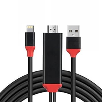 Adaptador Lightning a Cable HDMI, kicpot 1080P HDMI Video AV ...