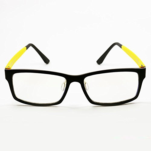 HornetTek YEL107 Computer & Gaming Glasses with Blue Light Protection & UV Filter Eyewear Light Weight Frame Crystal Lens - Thumbnail 2