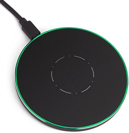 Etallic Minimal Wireless Charger For Apple iPhone 8, iPhone 8 Plus &amp; iPhone X, Ultra Slim Aluminum Case Wireless Charging Pad Compatible With All Qi Standard Devices (Space Grey)