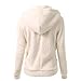 nurrat Women Fashion Solid Long Sleeve Hooded Front Zipper Plush Sweatshirt Coat Cardigans