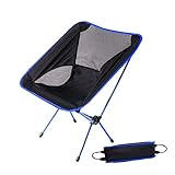 HASLE OUTFITTERS Camping Chair Portable Folding Ultralight Chair Backpacking Lightweight Outdoor Chair for Travel Picnic Hiking Beach Fishing