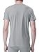 DAVID ARCHY Men's Undershirt Bamboo Rayon Moisture-Wicking T-Shirts Stretch Crewneck Tees for Men, 3-Pack (M, Black/Dark Gray/Light Gray)