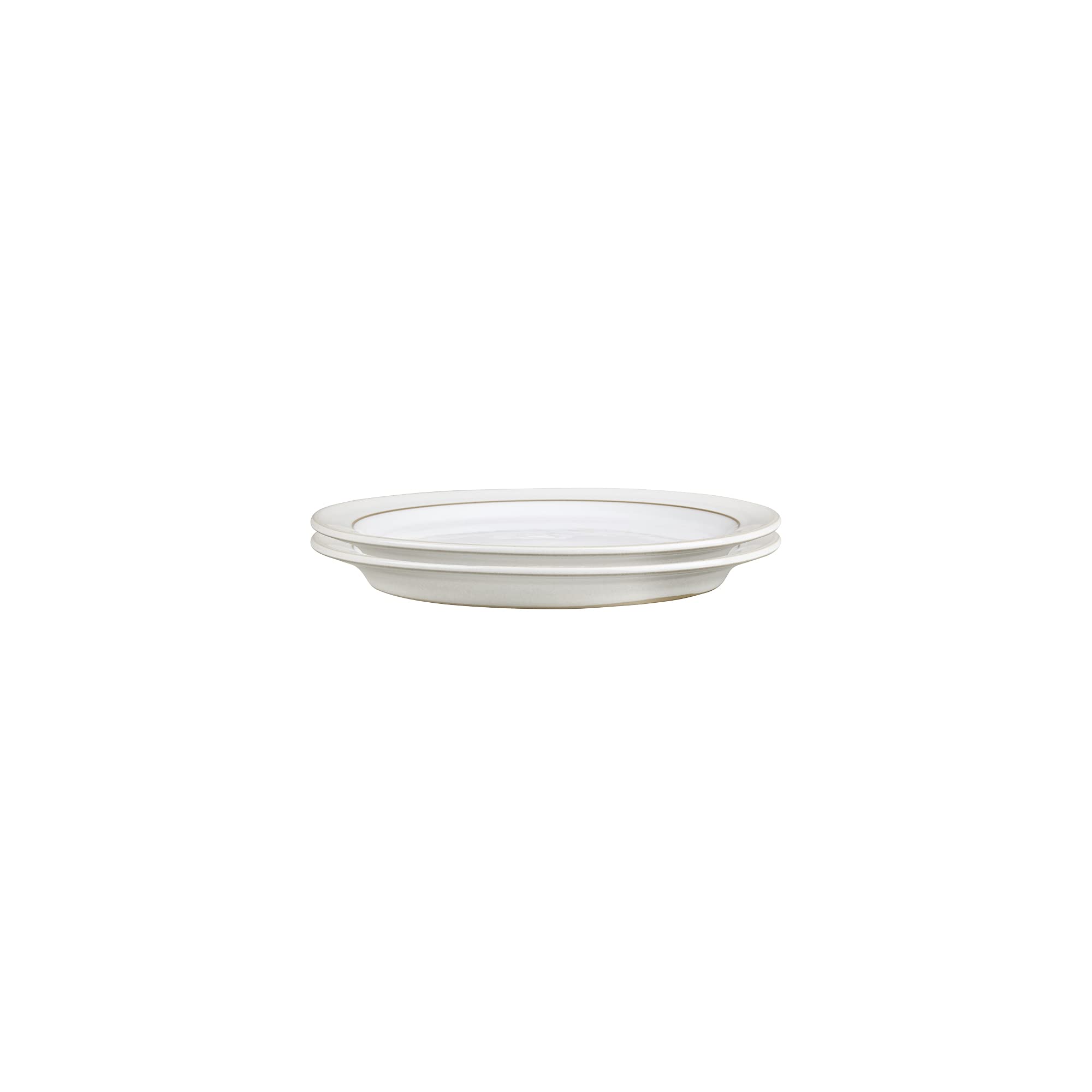 Denby Natural Canvas Small Plate Set Of 2, White