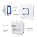 Mumu Sugar Infrared Wireless Motion Sensor Alarm, Doorbell Chime Home Security Driveway Alert Alarm, Store Door Open Entry Chimes with Operating in Range 500 feet/52 Chimes/ 4 Level Volume/LED Flash