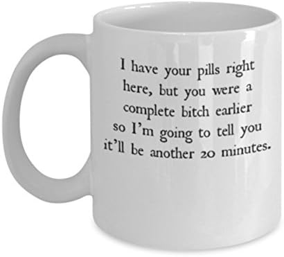 Adult Humor Coffee Mugs - Best Unique Gifts For A Pharmacy Technician, Great Quality - Wash Over and Over, Dishwasher & Microwave Safe